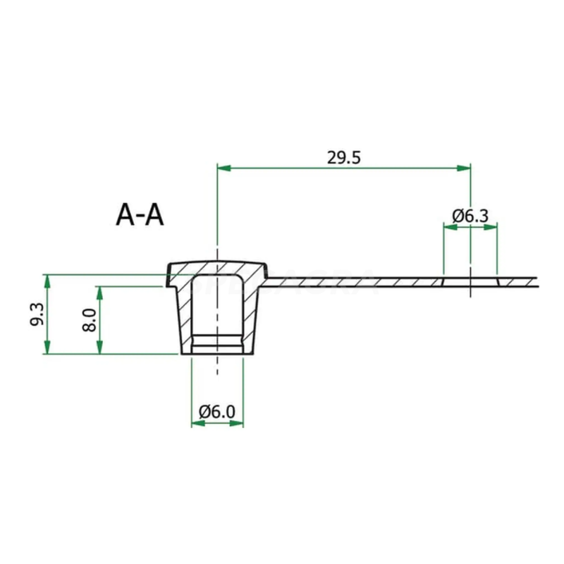 Kepurėlė tepimo taškui KS12833 1 Kepurėlė tepimo taškui KS12833 1