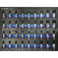 "King Tony" Įrankių vežimėlio įdėklas 1/2 Torx ir Hex galvučiu (36vnt)