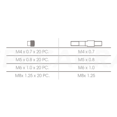 "King Tony" Kniediklis srieginėms kniedėms 85vnt