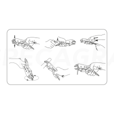 "King Tony" Užspaudimo replės 254mm