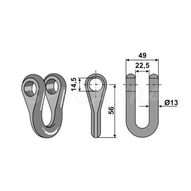 Kilpa žoliapjovei FERRI 63-SMA-75 1