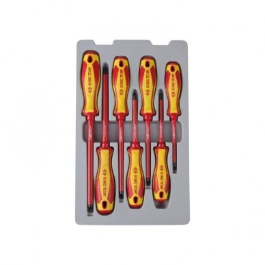 Atsuktuvų rinkinys King Tony 1000V (7vnt) Atsuktuvų rinkinys King Tony 1000V (7vnt)