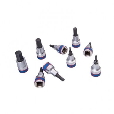 Šešiakampių galvučių rinkinys King Tony 1/2 3-14mm (9vnt) 3