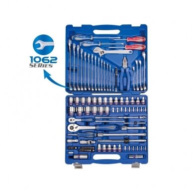 Įrankių komplektas King Tony 1/4 -1/2 (103vnt) Įrankių komplektas King Tony 1/4 -1/2 (103vnt)