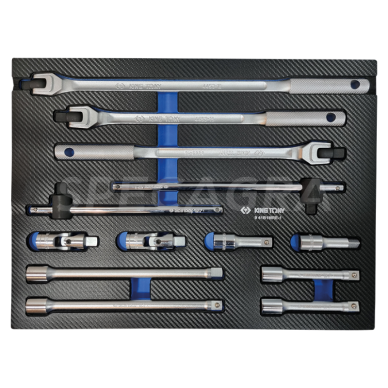 "King Tony" Įrankių vežimėlio įdėklas 1/2 Galvutės (13vnt) "King Tony" Įrankių vežimėlio įdėklas 1/2 Galvutės (13vnt)