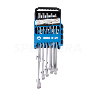 "King Tony" Kombinuotų veržliarakčių rinkinys su laikikliu 8-22mm (12vnt) 1 "King Tony" Kombinuotų veržliarakčių rinkinys su laikikliu 8-22mm (12vnt) 1