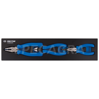 "King Tony" Metalinė įrankių dėžė su įrankiais 100vnt. 8 "King Tony" Metalinė įrankių dėžė su įrankiais 100vnt. 8