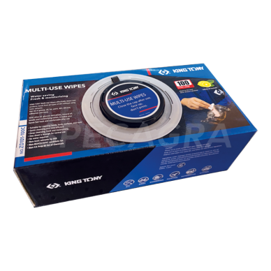 "King Tony" Servetėlės tepaluotoms rankoms 100vnt