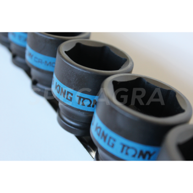 "King Tony" Smūginių galvučių rinkinys 1/2 10-32 (11vnt) 1 "King Tony" Smūginių galvučių rinkinys 1/2 10-32 (11vnt) 1