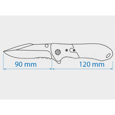 "King Tony" Statybinis peilis 210mm 2 "King Tony" Statybinis peilis 210mm 2
