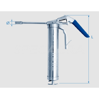 "King Tony" Tepimo švirkštas su rankena 400CC 1 "King Tony" Tepimo švirkštas su rankena 400CC 1