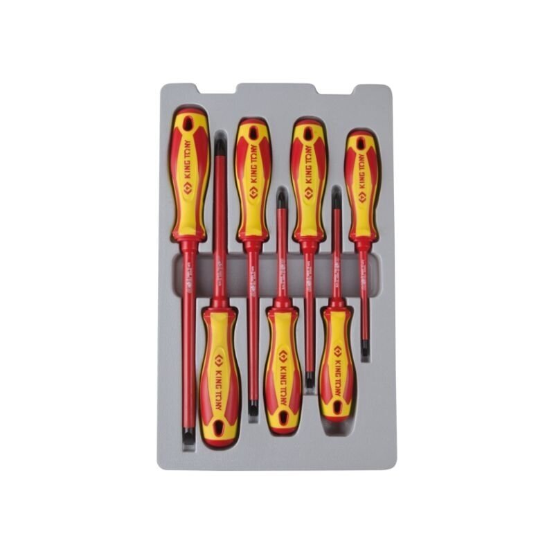 Atsuktuvų rinkinys King Tony 1000V (7vnt) Atsuktuvų rinkinys King Tony 1000V (7vnt)