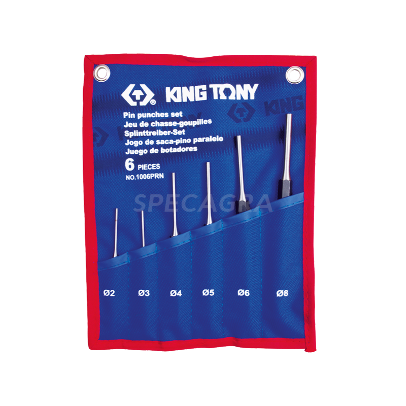 "King Tony" Kaiščių išmušėjų rinkinys (6vnt)