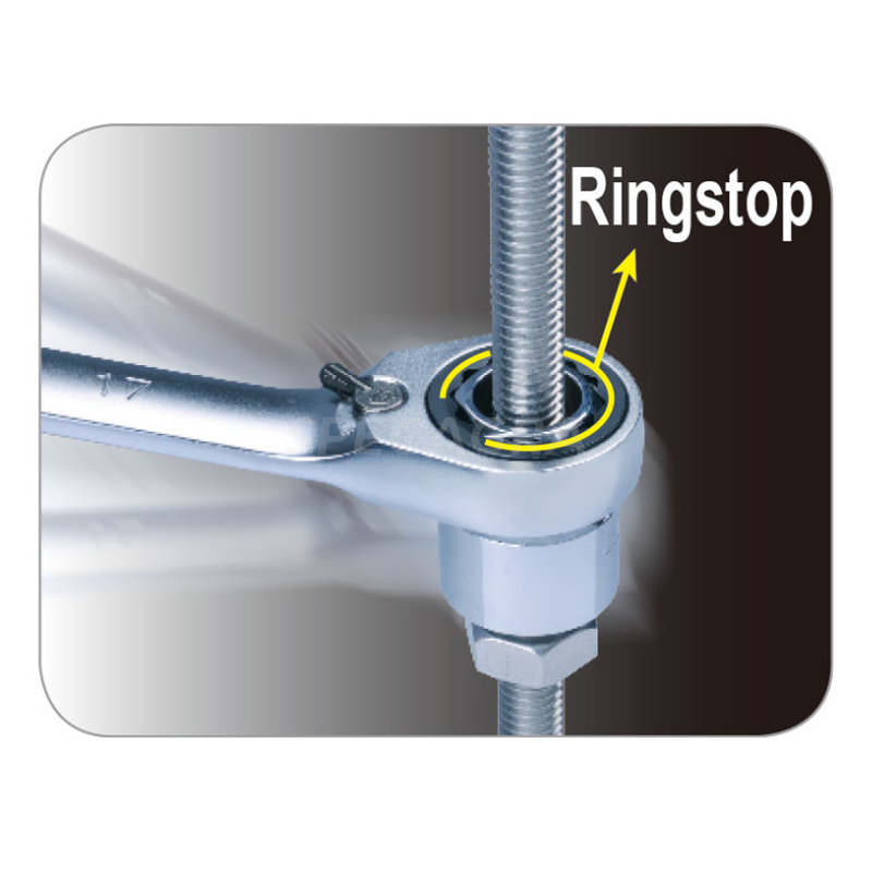 8mm Kombinuotas raktas su reversine terkšle King Tony 3
