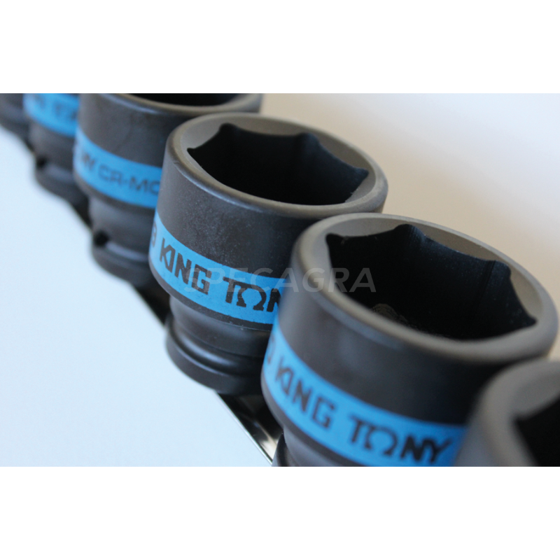 "King Tony" Smūginių galvučių rinkinys 1/2 10-32 (11vnt) 1 "King Tony" Smūginių galvučių rinkinys 1/2 10-32 (11vnt) 1