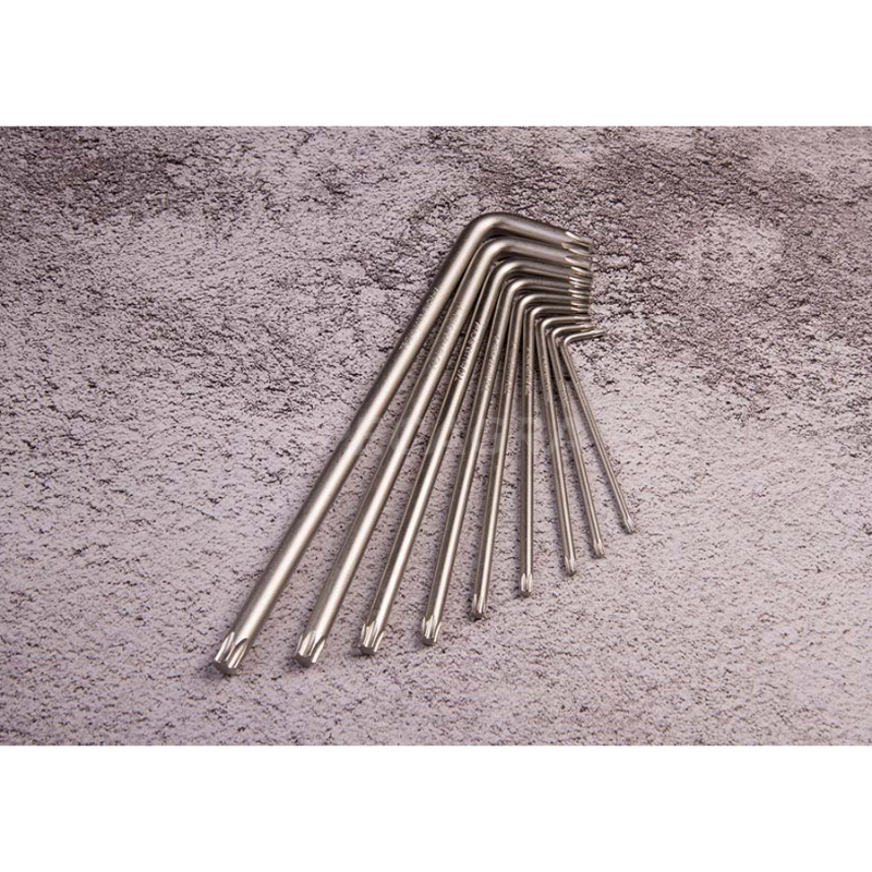 "King Tony" TORX L tipo raktų rinkinys T10-T50 (9vnt) 2