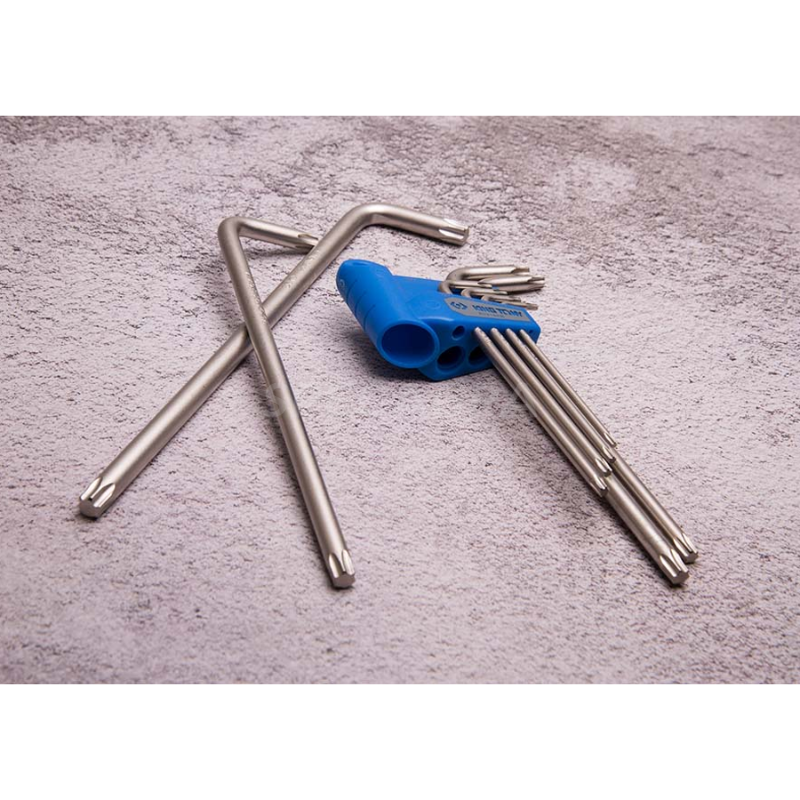 "King Tony" TORX L tipo raktų rinkinys T10-T50 (9vnt) 4