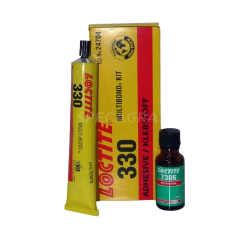 Klijai Loctite 330 50ml. su aktyv. 7386 18ml