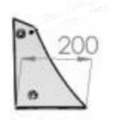 Korpuso priekis Long 1150/93-002/0 deš. 1