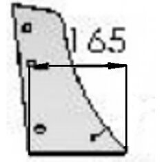 Krūtinėlė korpus. MX 1150/51-002/0 deš. 1 Krūtinėlė korpus. MX 1150/51-002/0 deš. 1