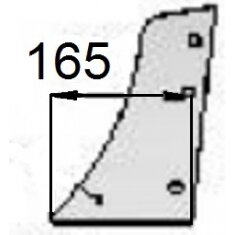 Krūtinėlė korpus. MX 1150/52-002/0 kair. 1