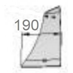 Krūtinėlė korpus. XL 1126/60-003/0 kair. 1 Krūtinėlė korpus. XL 1126/60-003/0 kair. 1