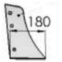 Krūtinėlė ZX dešinė 1153/51-002/0 1