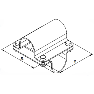 Kryžminė 4 varžtų jungtis 76x76 90530073 4xM10x25 1 Kryžminė 4 varžtų jungtis 76x76 90530073 4xM10x25 1