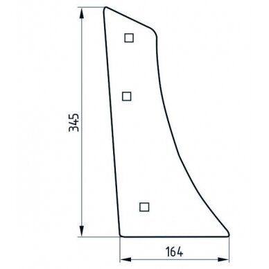 Krūtinėlė korpus.XXL 1067/92-002/0 kair. Krūtinėlė korpus.XXL 1067/92-002/0 kair.