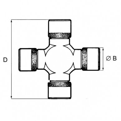 Kryžmė 83x83x30 Fend 1898-7029457404 1