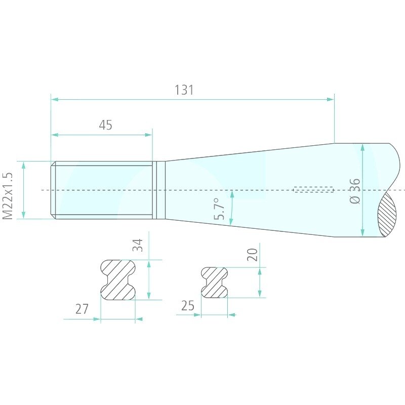 Krautuvo pirštas 18823 „Stoll“ 1