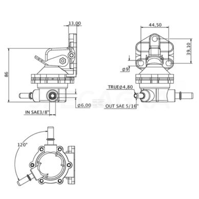 Kuro pompelė 32007037KR 1 Kuro pompelė 32007037KR 1