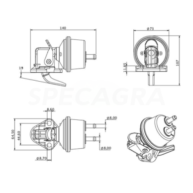 Kuro pompelė RE55390 ORG.38004088 1