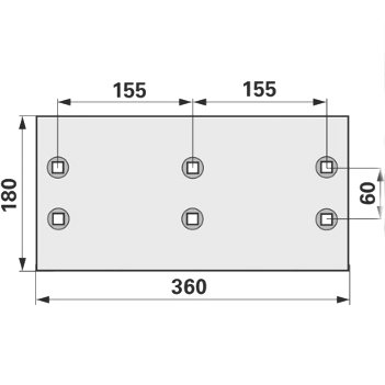 L. lenta A36 3411508 Lemken galinė L. lenta A36 3411508 Lemken galinė