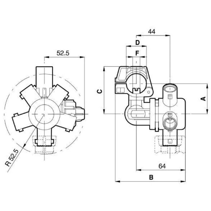 Laikiklis tripleksas 4064247/8244072 1