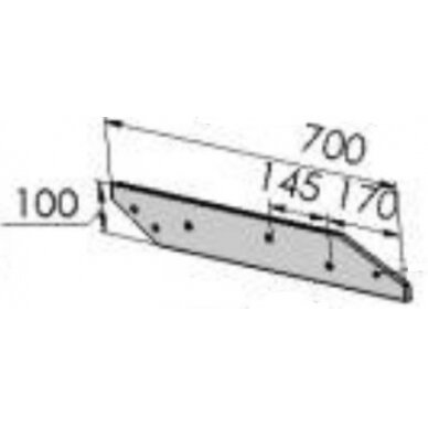 Lenta lauko 1067/93-001/0 deš. XXL korp. 1 Lenta lauko 1067/93-001/0 deš. XXL korp. 1