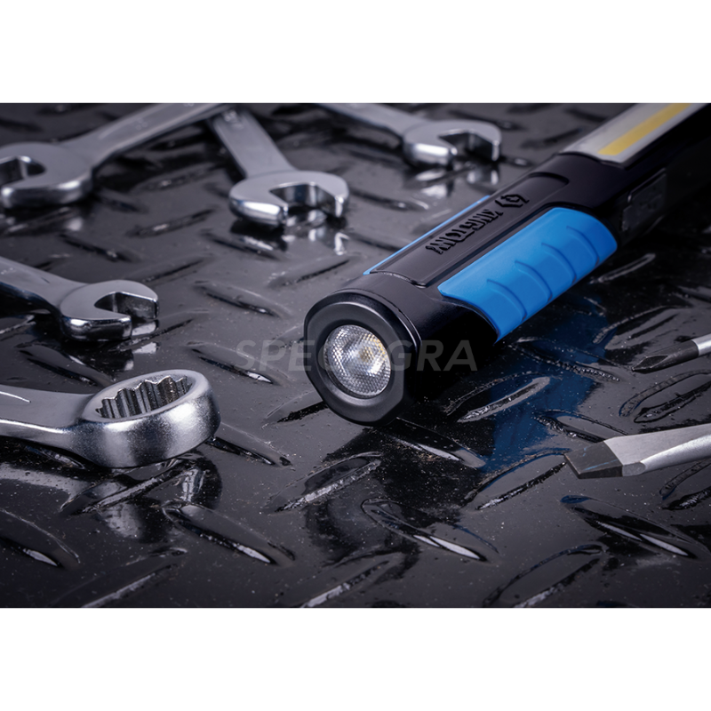LED inspekcinė lempa COB + SMD 350 lm, (su magnetu) King Tony 10