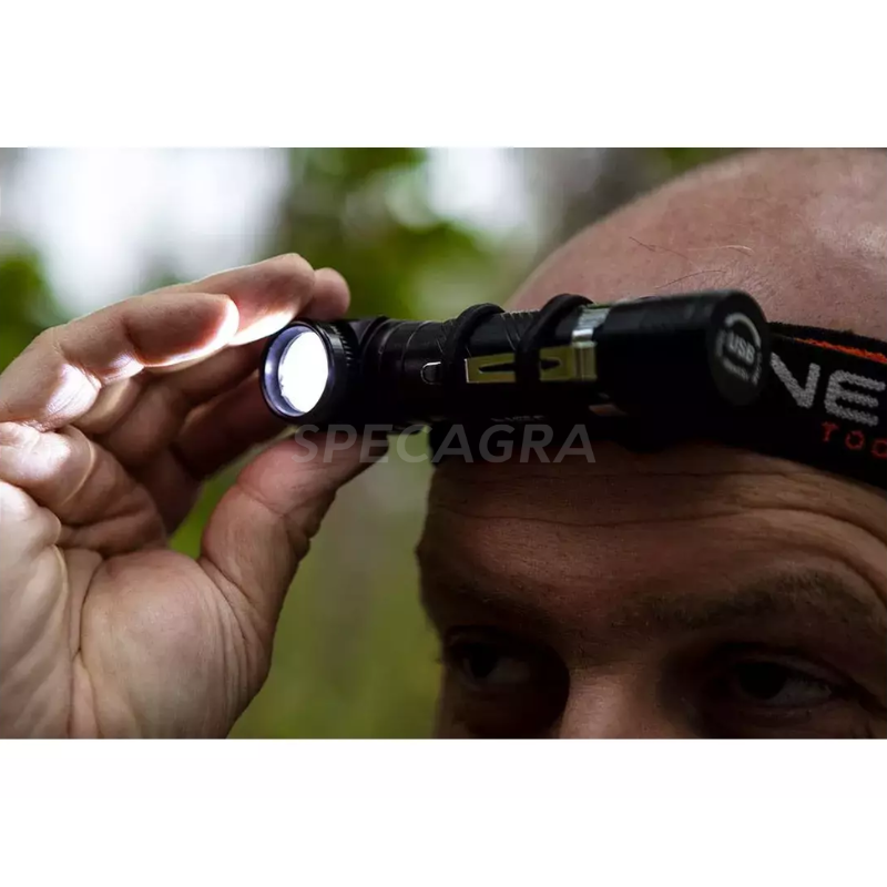 LED žibintuvėlis su USB krovikliu NEO 99-028 2 LED žibintuvėlis su USB krovikliu NEO 99-028 2