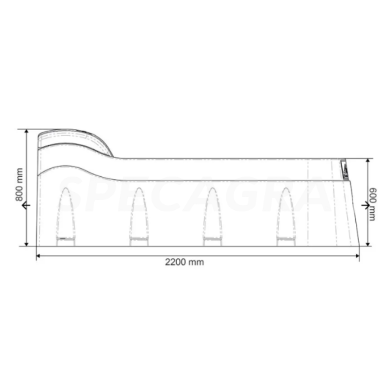 Lovys Polymax modulinis su kait. elementu 24V 4x80w P1130575 7