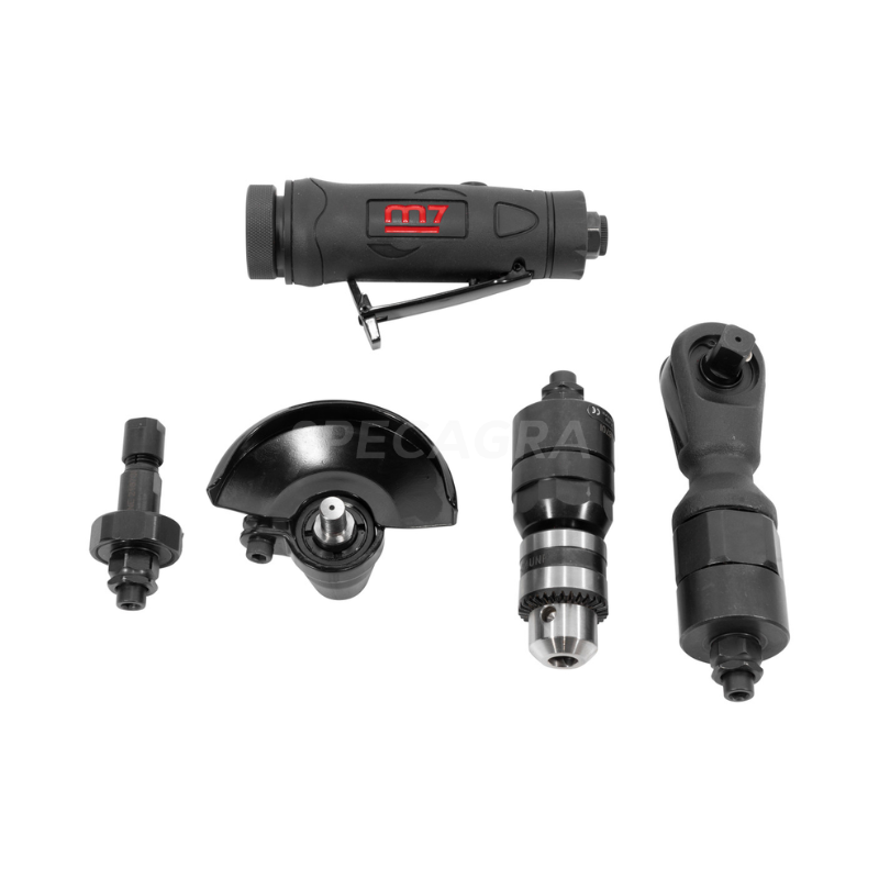 M7 pneumatinis įrankių rinkinys 5-in-1 1 M7 pneumatinis įrankių rinkinys 5-in-1 1