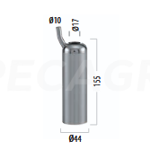 Melžiklis silikoninis 22,5x20x9mm 0000/108MSL 2