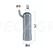 Melžiklis silikoninis 25x25,5x17mm 0450/0011 2