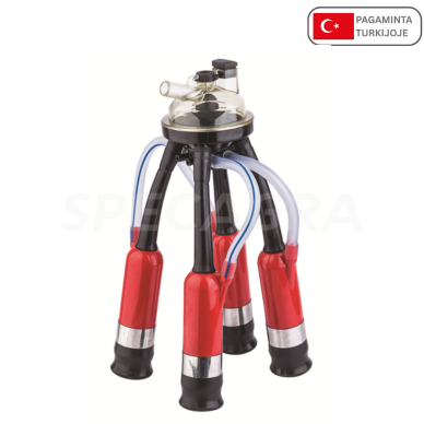 Melžimo aparatas240cc su guminiais melžikliaisKP02016