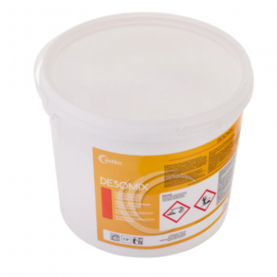 Milteliai šarminiai dezinfekavimui 4kg Desomix Milteliai šarminiai dezinfekavimui 4kg Desomix