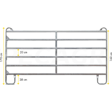 Mobili pertvara 3,0x1,7m 310400