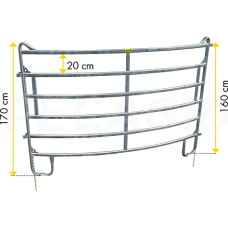 Mob.lenkta pertvara 2,44x1,6m 310210
