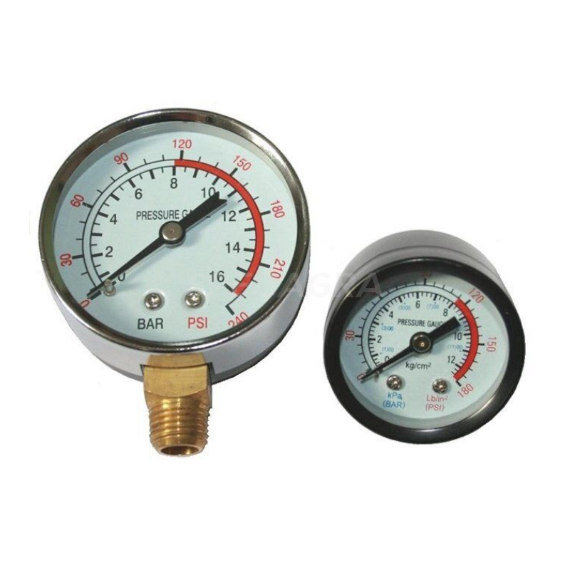Monometras kompresoriui 0-12bar,Ø60mm 1 Monometras kompresoriui 0-12bar,Ø60mm 1