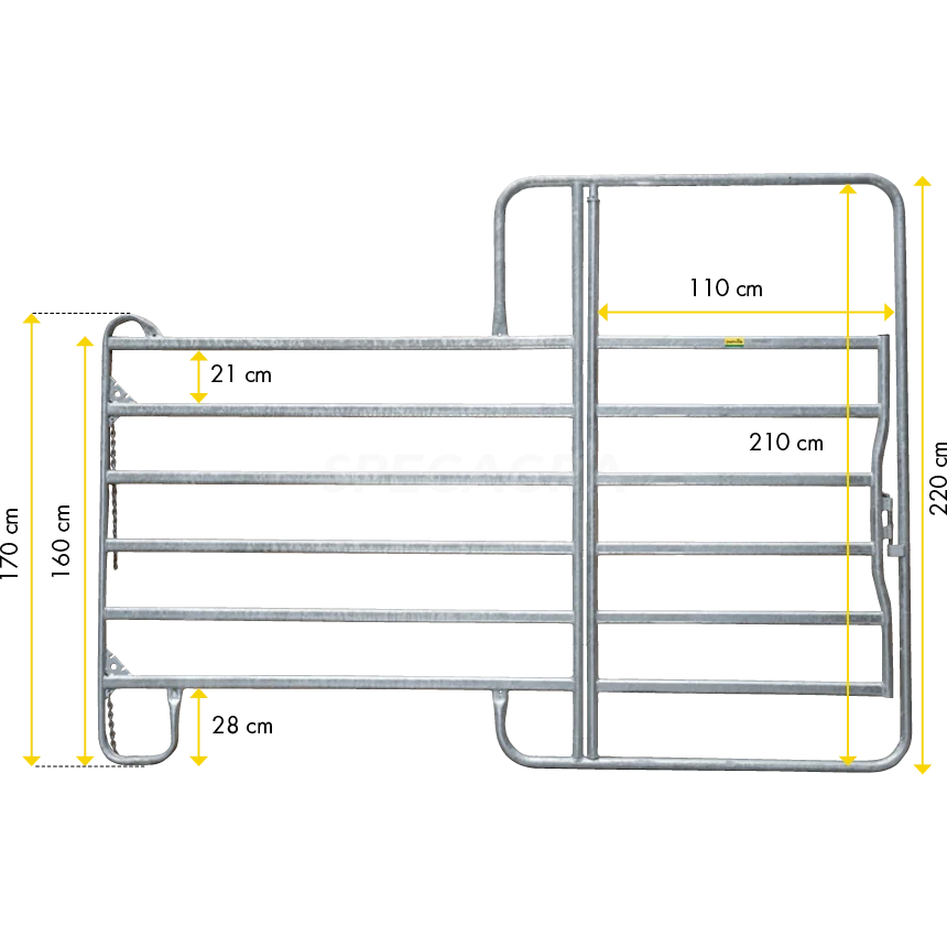 Mobili pertvara su varteliais 3,0x2,20m 310405 1