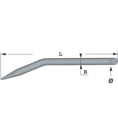 Nagas šakėms perkišamas FT9026 2