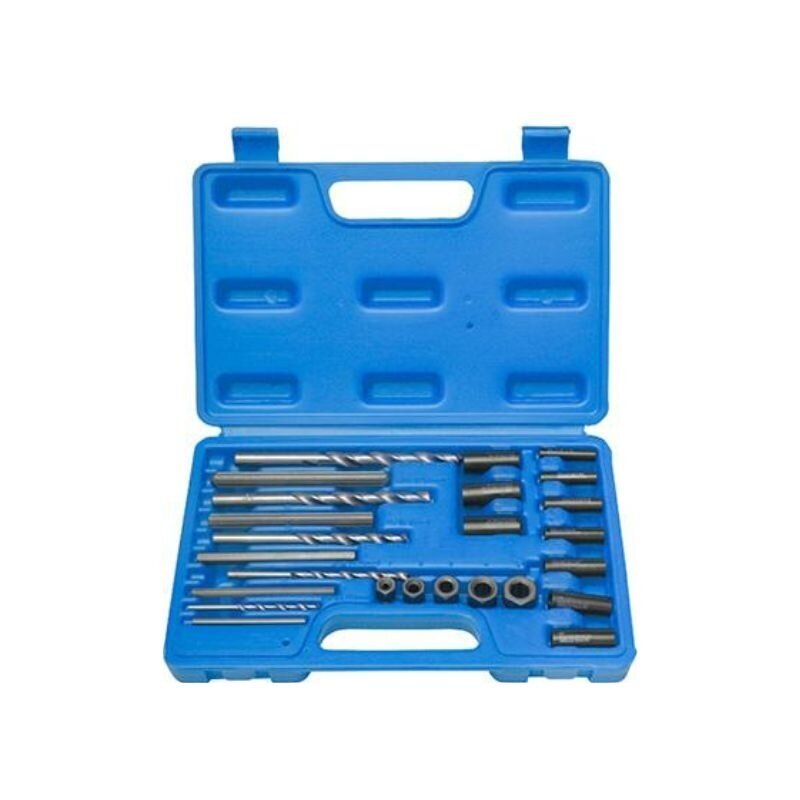 Nulūžusių varžtų išsukimo komplektas 25vnt M5-M16